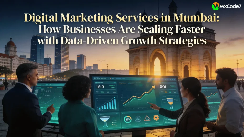 Digital marketing strategy illustration - WxCode7 Mumbai
